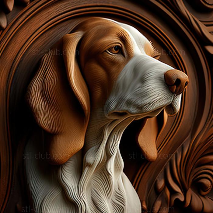 3D model st Porcelain Hound dog (STL)